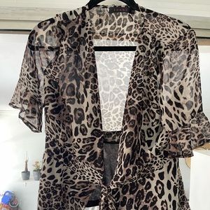 Leopard blouse